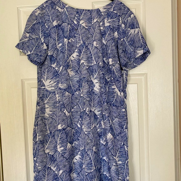 Tropical blue vici dress